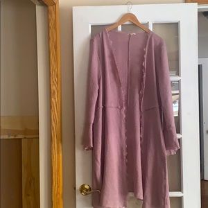 Mauve cardigan
